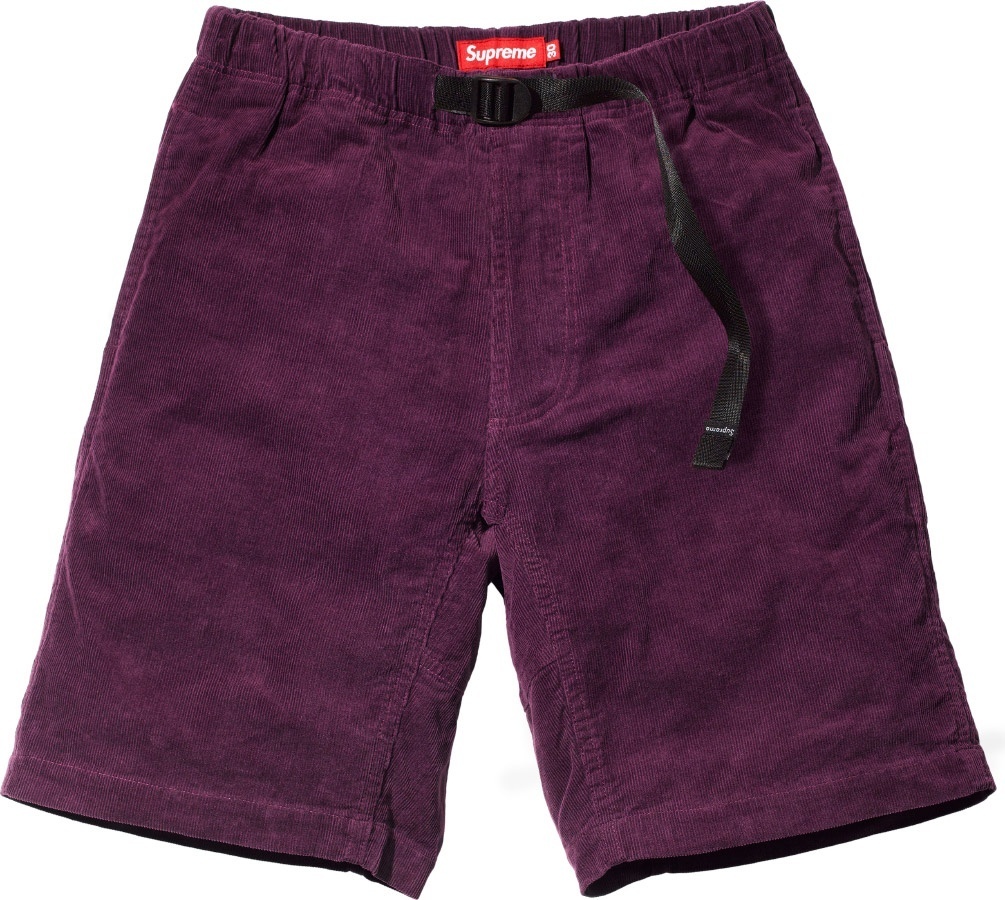 Corduroy Belted Short